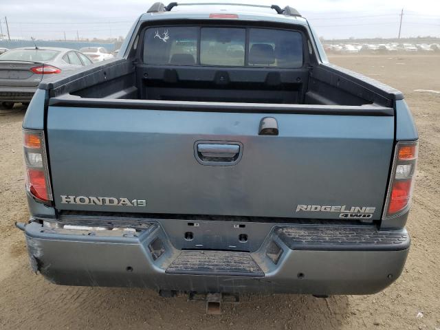 2HJYK16506H533407 - 2006 HONDA RIDGELINE RTL BLUE photo 6