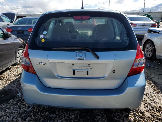 JHMGD38467S053696 - 2007 HONDA FIT BLUE photo 6