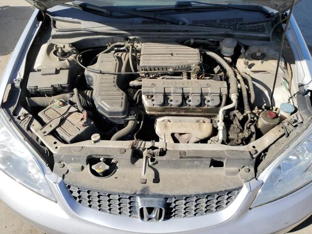 1HGEM22374L080528 - 2004 HONDA CIVIC DX VP Gümüş foto 11
