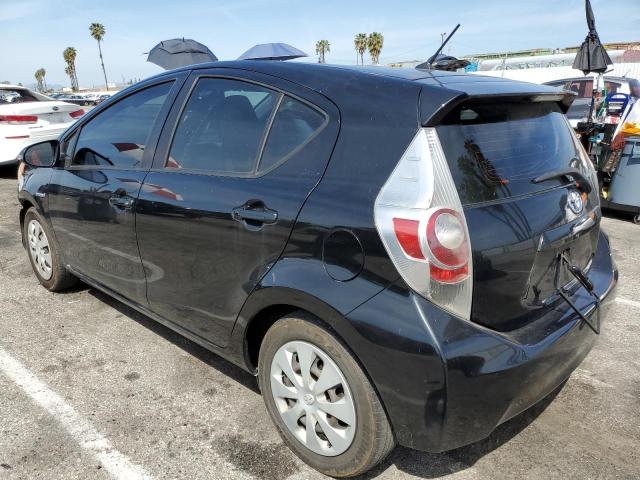 JTDKDTB34C1517368 - 2012 TOYOTA PRIUS C BLACK photo 2