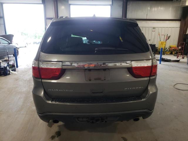 1D4SD5GT3BC648141 - 2011 DODGE DURANGO CITADEL GRAY photo 6