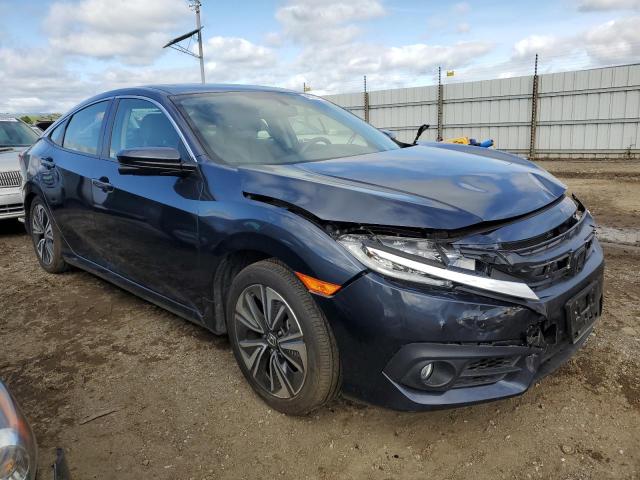 JHMFC1F73JX022027 - 2018 HONDA CIVIC EXL ლურჯი ფოტო 4