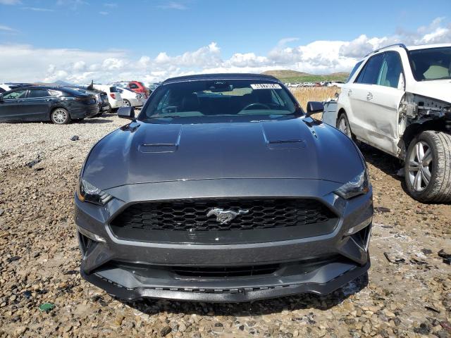 1FATP8UH9M5125262 - 2021 FORD MUSTANG GRAY photo 5