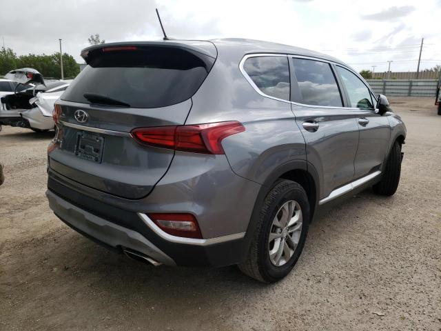 5NMS23AD4KH079875 - 2019 HYUNDAI SANTA FE SE CHARCOAL photo 4