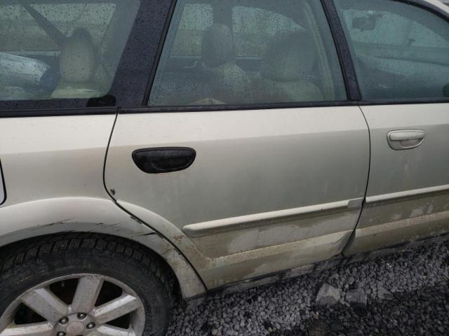 4S4BP62C766303907 - 2006 SUBARU LEGACY OUTBACK 2.5I LIMITED TAN photo 10