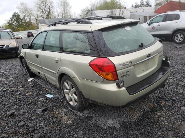 4S4BP62C766303907 - 2006 SUBARU LEGACY OUTBACK 2.5I LIMITED TAN photo 2