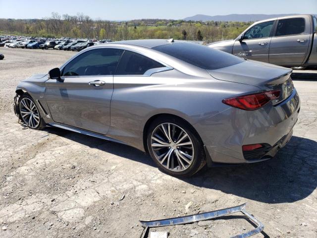 JN1EV7EL3HM552330 - 2017 INFINITI Q60 PREMIUM GRAY photo 2