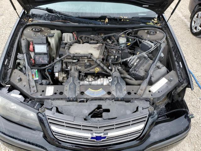 2G1WF52E849136430 - 2004 CHEVROLET IMPALA BLACK photo 11