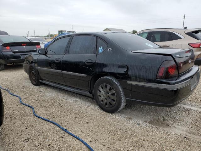 2G1WF52E849136430 - 2004 CHEVROLET IMPALA BLACK photo 2