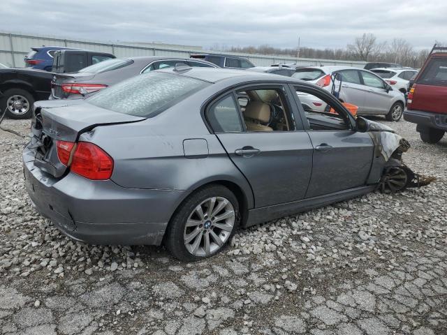 WBAPH7C53BE681927 - 2011 BMW 328 I GRAY photo 3