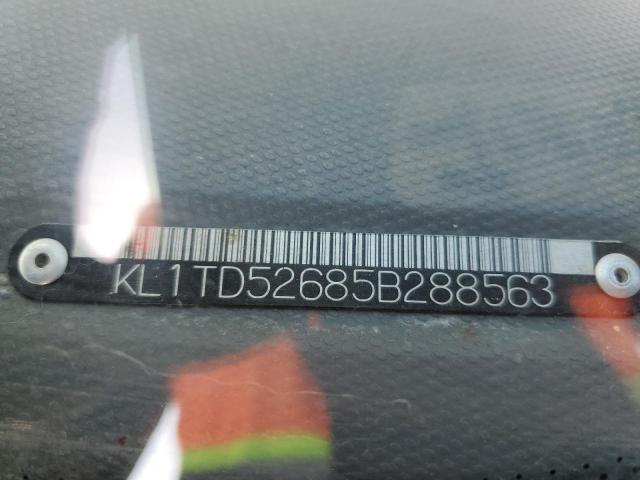 KL1TD52685B288563 - 2005 CHEVROLET AVEO BASE Mavi foto 13