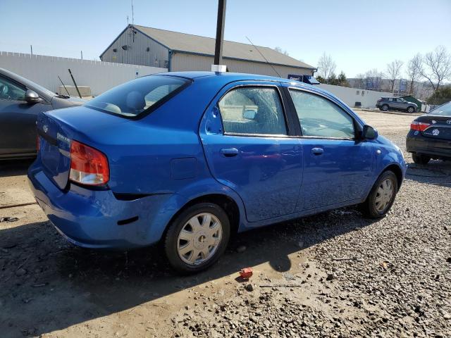 KL1TD52685B288563 - 2005 CHEVROLET AVEO BASE Mavi foto 3