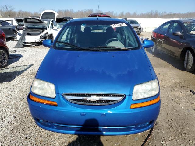 KL1TD52685B288563 - 2005 CHEVROLET AVEO BASE Mavi foto 5