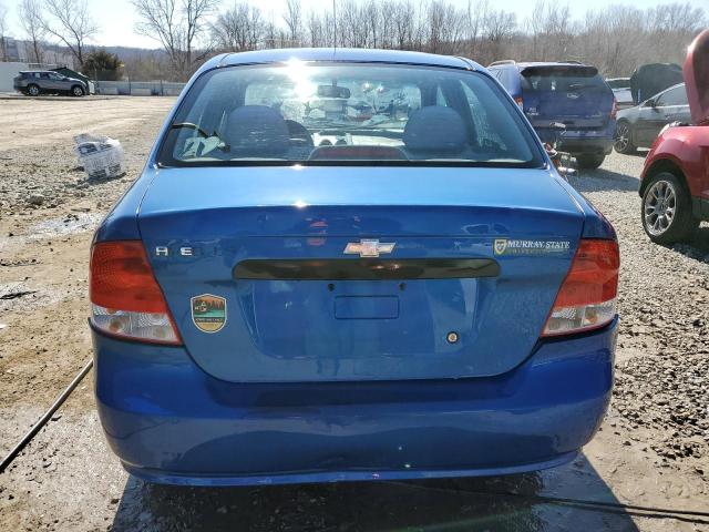 KL1TD52685B288563 - 2005 CHEVROLET AVEO BASE Mavi foto 6