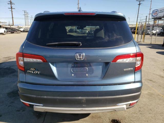 5FNYF5H9XKB041273 - 2019 HONDA PILOT TOURING BLUE photo 6