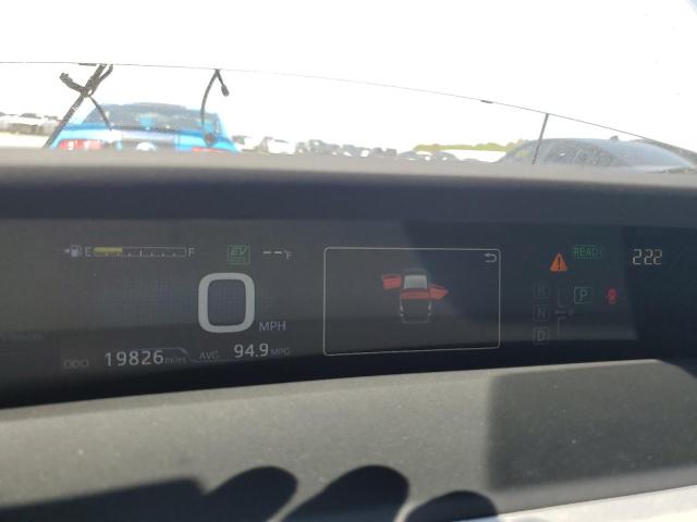 JTDKARFP1K3117487 - 2019 TOYOTA PRIUS PRIM ვერცხლისფერი ფოტო 9