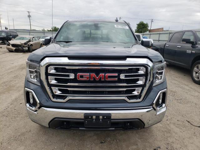 1GTU9DET8MZ274906 - 2021 GMC SIERRA K1500 SLT BLUE photo 10