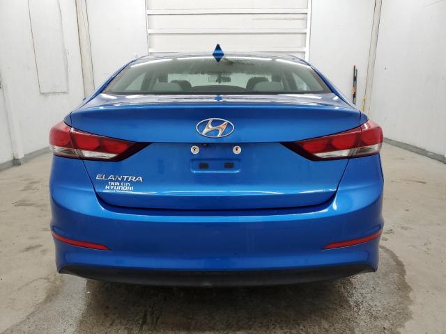 5NPD84LF9HH119312 - 2017 HYUNDAI ELANTRA SE BLUE photo 6