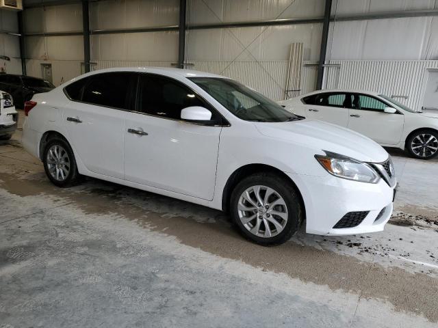 3N1AB7AP1KY323312 - 2019 NISSAN SENTRA S WHITE photo 4