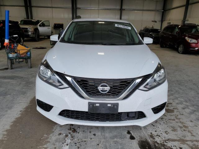 3N1AB7AP1KY323312 - 2019 NISSAN SENTRA S WHITE photo 5