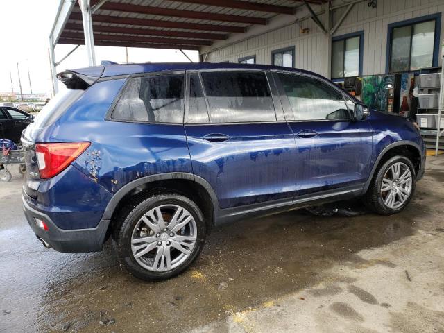 5FNYF8H5XLB015465 - 2020 HONDA PASSPORT EXL ლურჯი ფოტო 3