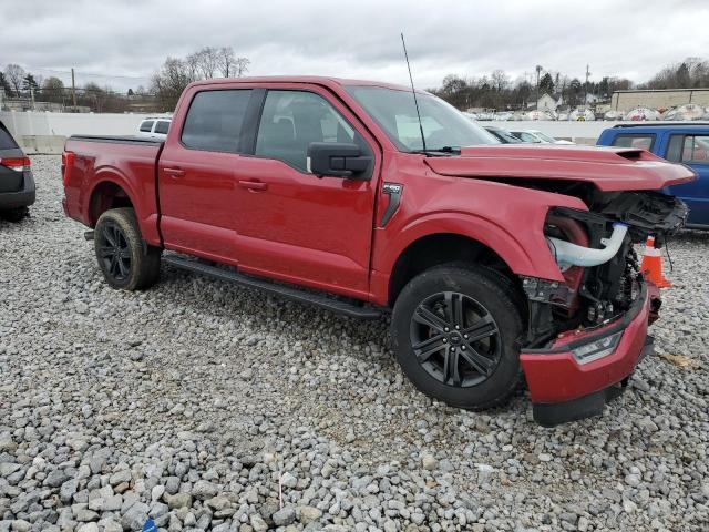 1FTFW1E85NFA07463 - 2022 FORD F150 SUPERCREW RED photo 4