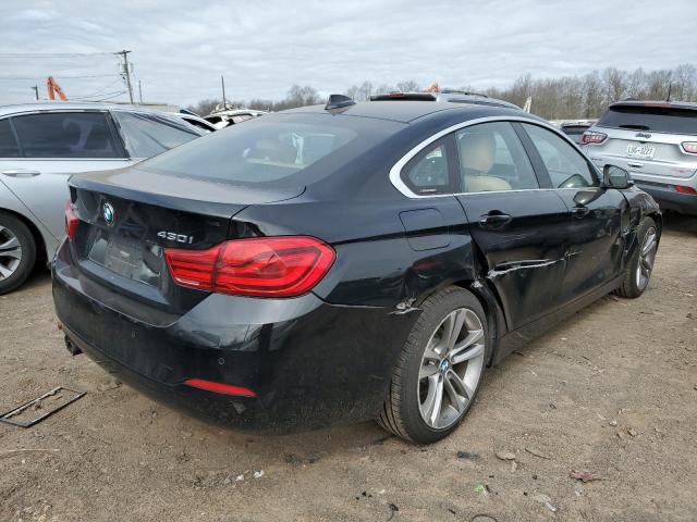 WBA4J3C51JBG95361 - 2018 BMW 430XI GRAN COUPE BLACK photo 3