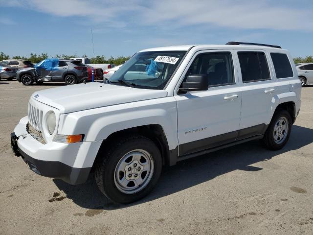 1C4NJPBA1DD264778 - 2013 JEEP PATRIOT SPORT WHITE photo 1