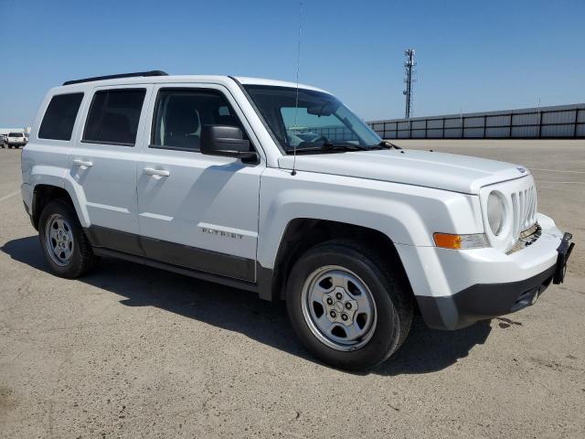 1C4NJPBA1DD264778 - 2013 JEEP PATRIOT SPORT WHITE photo 4