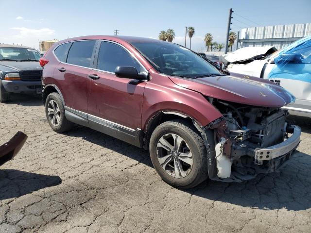 7FARW5H35HE006587 - 2017 HONDA CR-V LX BURGUNDY photo 4