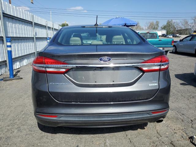 3FA6P0HD9HR253574 - 2017 FORD FUSION SE CHARCOAL photo 6