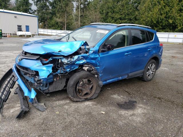 JTMZFREV9GJ083852 - 2016 TOYOTA RAV4 LE BLUE photo 1