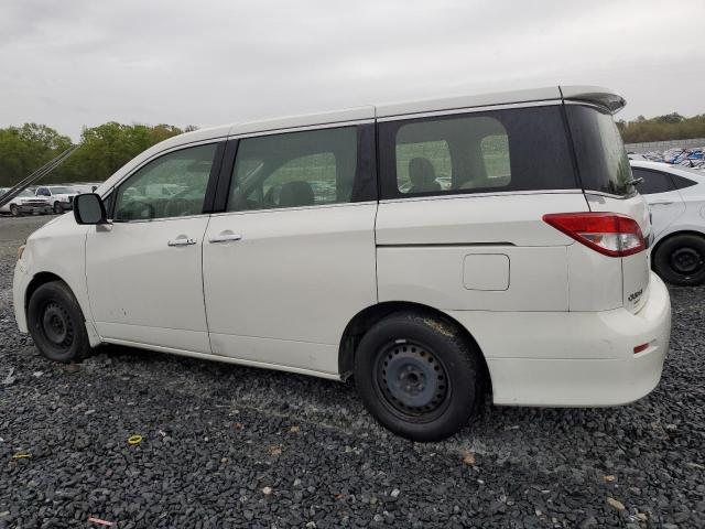 JN8AE2KP0E9102773 - 2014 NISSAN QUEST S WHITE photo 2