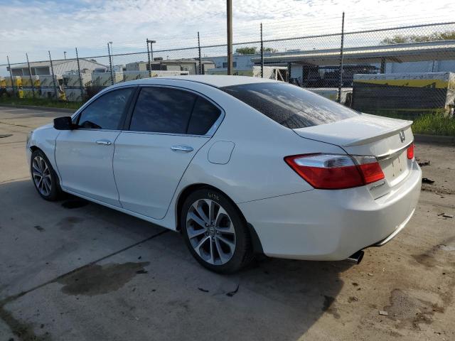 1HGCR2F58EA150569 - 2014 HONDA ACCORD SPORT WHITE photo 2