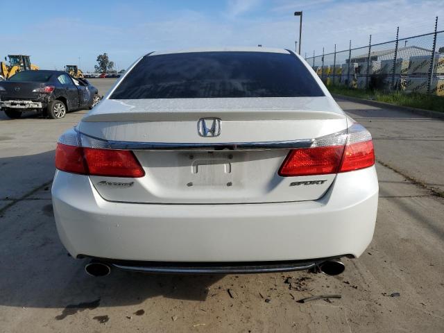 1HGCR2F58EA150569 - 2014 HONDA ACCORD SPORT WHITE photo 6