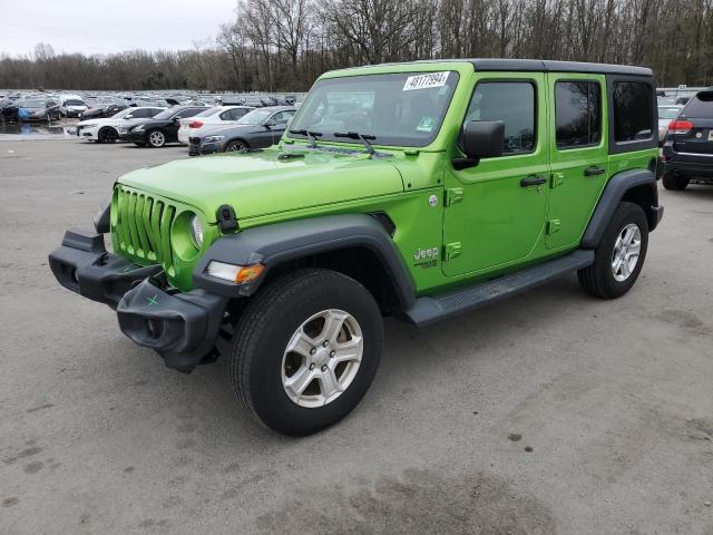 1C4HJXDG9JW290558 - 2018 JEEP WRANGLER U SPORT GREEN photo 1