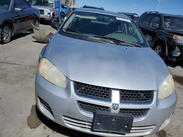 1B3EL36R74N417551 - 2004 DODGE STRATUS SE SILVER photo 5