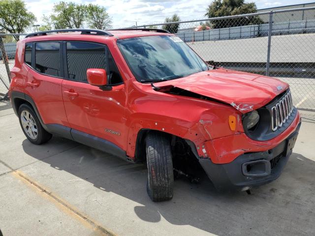 ZACCJABBXHPF18329 - 2017 JEEP RENEGADE LATITUDE RED photo 4