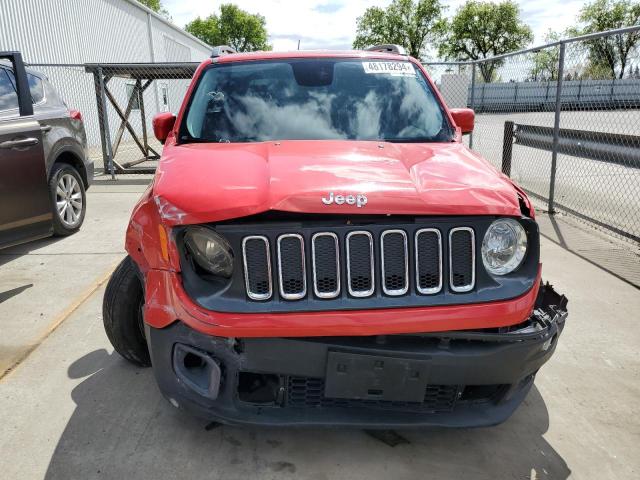 ZACCJABBXHPF18329 - 2017 JEEP RENEGADE LATITUDE RED photo 5