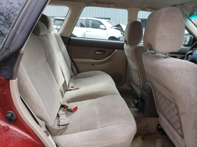 4S3BH675247630847 - 2004 SUBARU LEGACY OUTBACK AWP 勃艮第红 照片 10