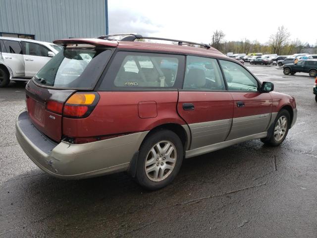 4S3BH675247630847 - 2004 SUBARU LEGACY OUTBACK AWP 勃艮第红 照片 3