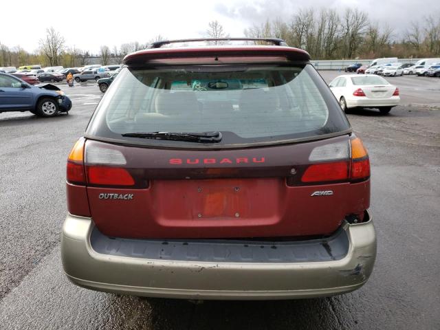 4S3BH675247630847 - 2004 SUBARU LEGACY OUTBACK AWP 勃艮第红 照片 6