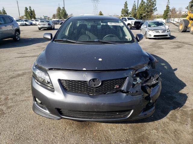 1NXBU40E79Z010381 - 2009 TOYOTA COROLLA BASE GRAY photo 5