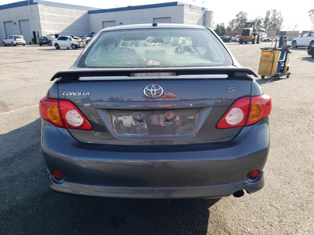 1NXBU40E79Z010381 - 2009 TOYOTA COROLLA BASE GRAY photo 6