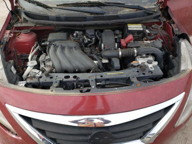 3N1CN7AP4KL825924 - 2019 NISSAN VERSA S RED photo 11