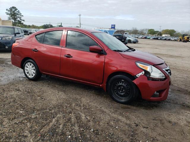 3N1CN7AP4KL825924 - 2019 NISSAN VERSA S RED photo 4