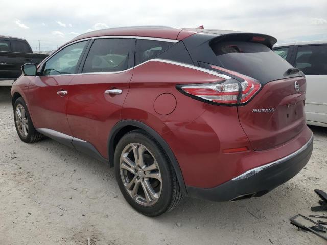 5N1AZ2MH5GN102991 - 2016 NISSAN MURANO S RED photo 2