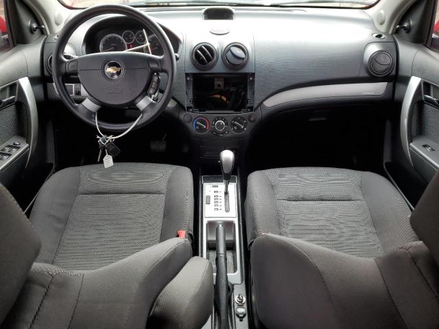 KL1TD56EX9B638783 - 2009 CHEVROLET AVEO LS Qırmızı foto 8