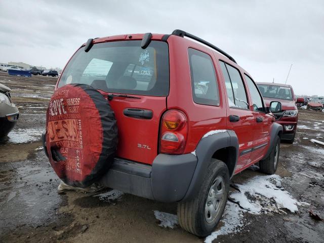 1J4GL48K03W696003 - 2003 JEEP LIBERTY SPORT RED photo 3