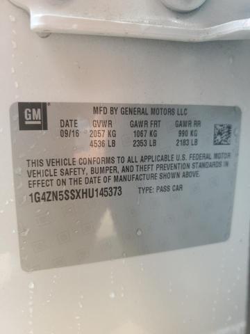 1G4ZN5SSXHU145373 - 2017 BUICK LACROSSE PREFERRED WHITE photo 13